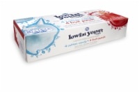 slide 1 of 1, Kroger Cotton Candy & Fruit Punch Lowfat Yogurt Tubes, 8 ct; 2.25 oz