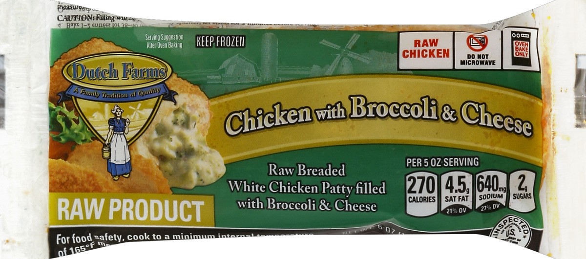 slide 1 of 6, Dutch Farms Broccoli Kiev and Cheese Kiev, 5 oz, 5 oz