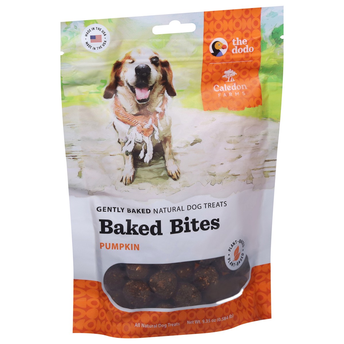 slide 2 of 4, Caledon Farms Natural Baked Bites Pumpkin Dog Treats 9.35 oz, 9.35 oz