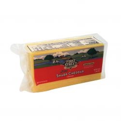 slide 1 of 1, First Street Sharp Cheddar Cheese, 2 lb