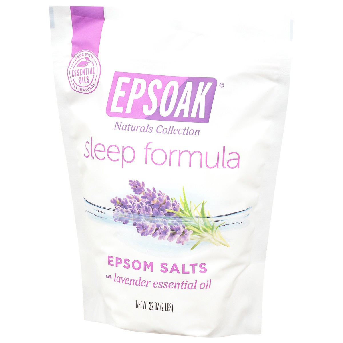 slide 7 of 9, Epsoak Epsom Salts, Sleep Formula, 32 oz