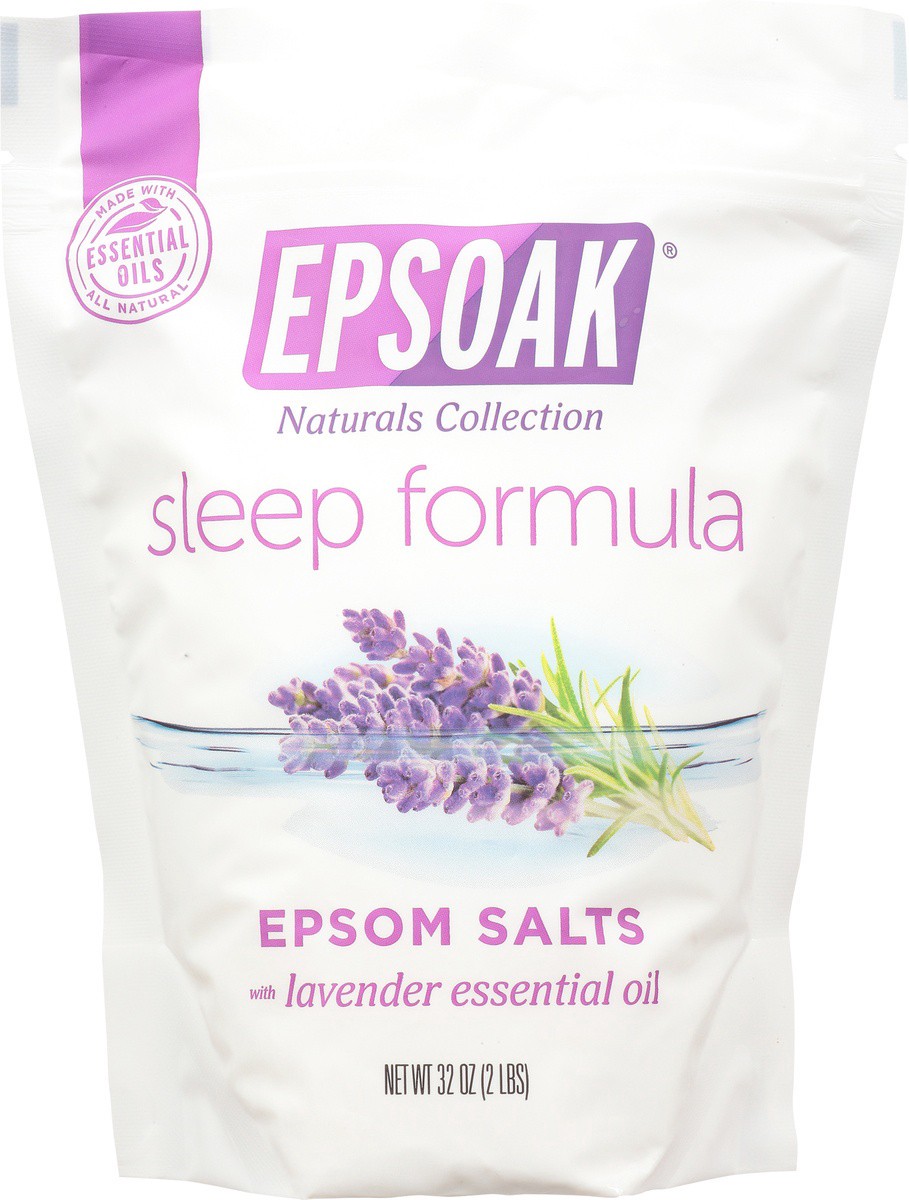 slide 8 of 9, Epsoak Epsom Salts, Sleep Formula, 32 oz