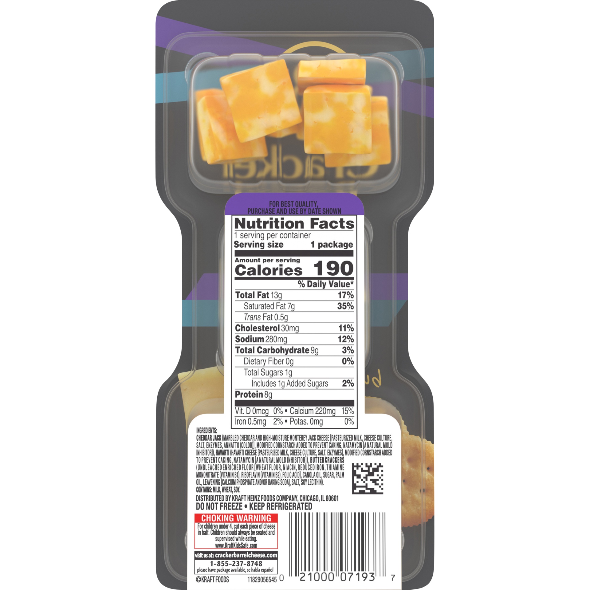 Cracker Barrel Bites with Cheddar Jack & Havarti Cheese with Butter