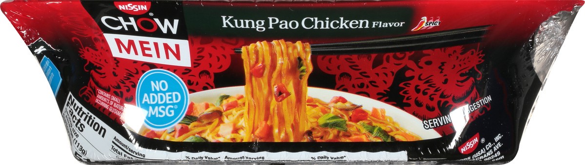 slide 3 of 13, Nissin Spicy Kung Pao Chicken Flavor Chow Mein Noodles 4 oz, 4 oz