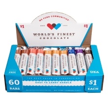 slide 1 of 1, World's Finest Chocolate Candy Bar Choc Var Pk Wrfnst - 60 ct, 60 ct