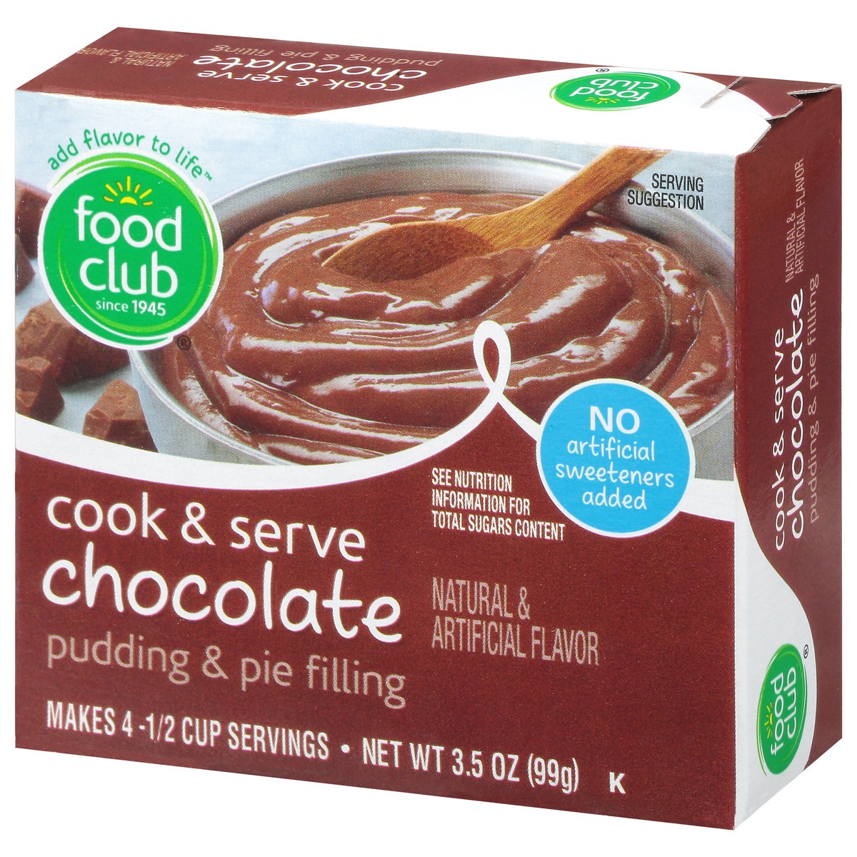 slide 3 of 11, Food Club Chocolate Pudding & Pie Filling 3.5 oz, 3.5 oz