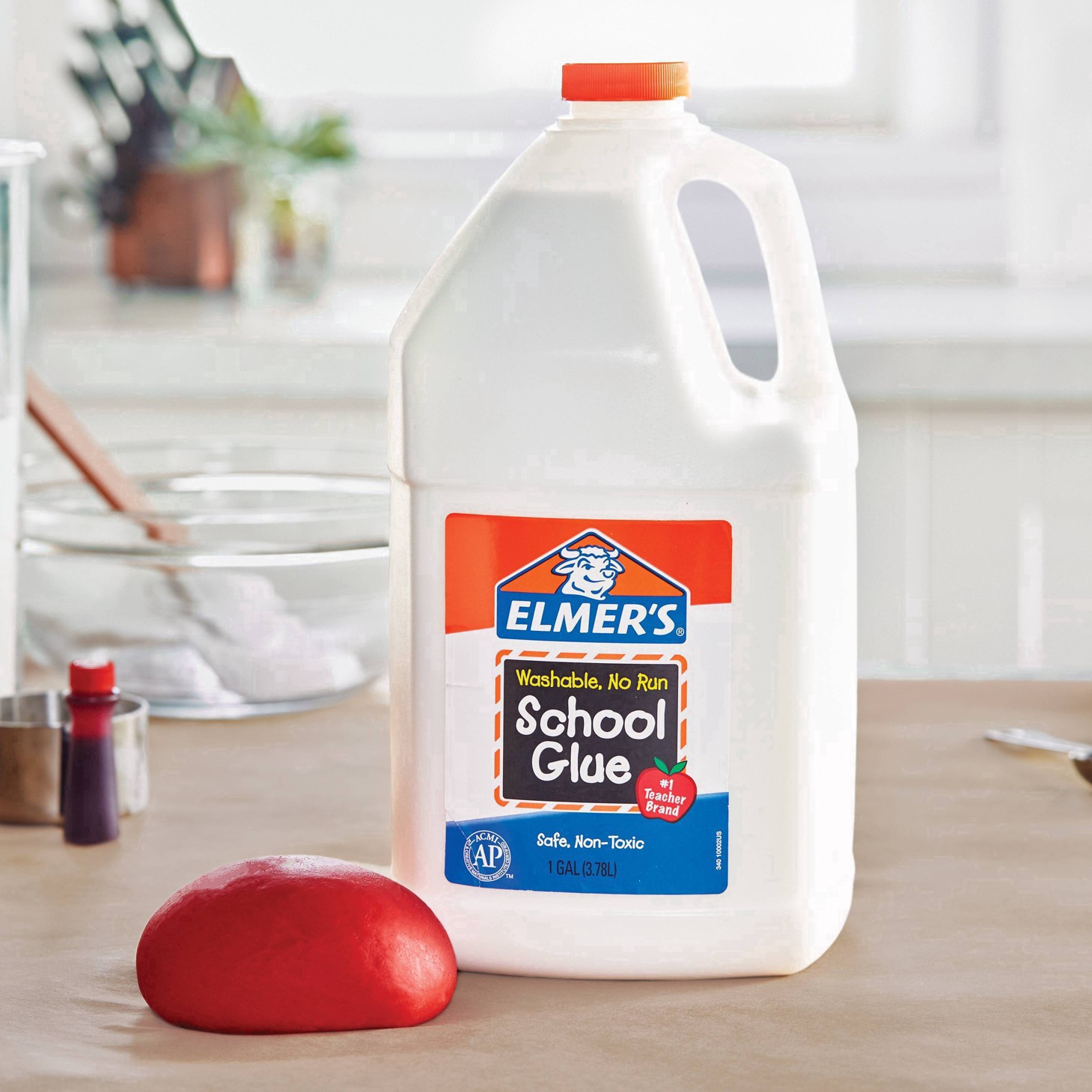 slide 3 of 43, Elmer's 1gal Washable School Glue White, 1 gal