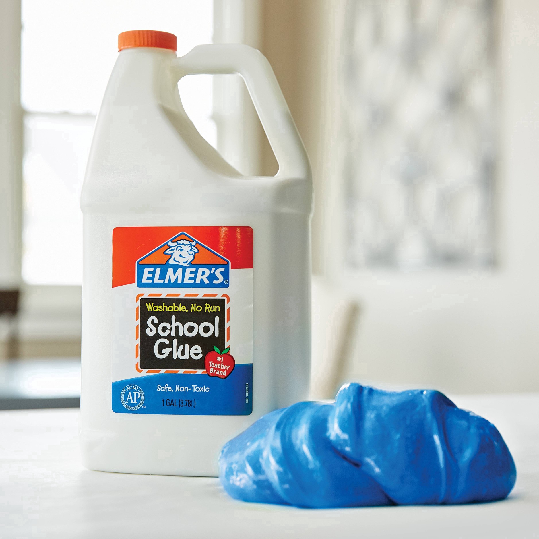 slide 9 of 43, Elmer's 1gal Washable School Glue White, 1 gal