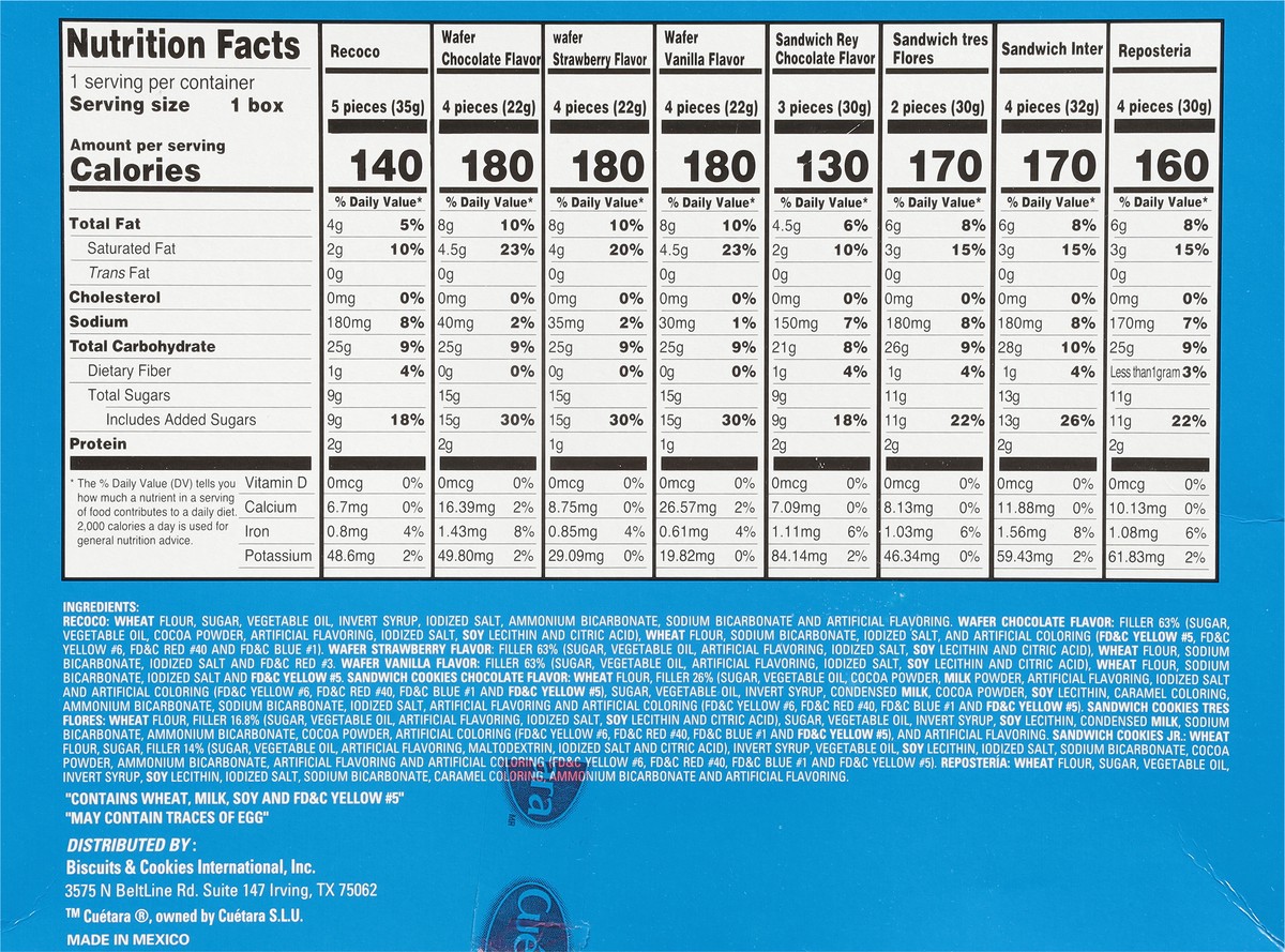 slide 7 of 14, Cuétara Cuetara Surtido Diario 12X16Oz, 1 ct