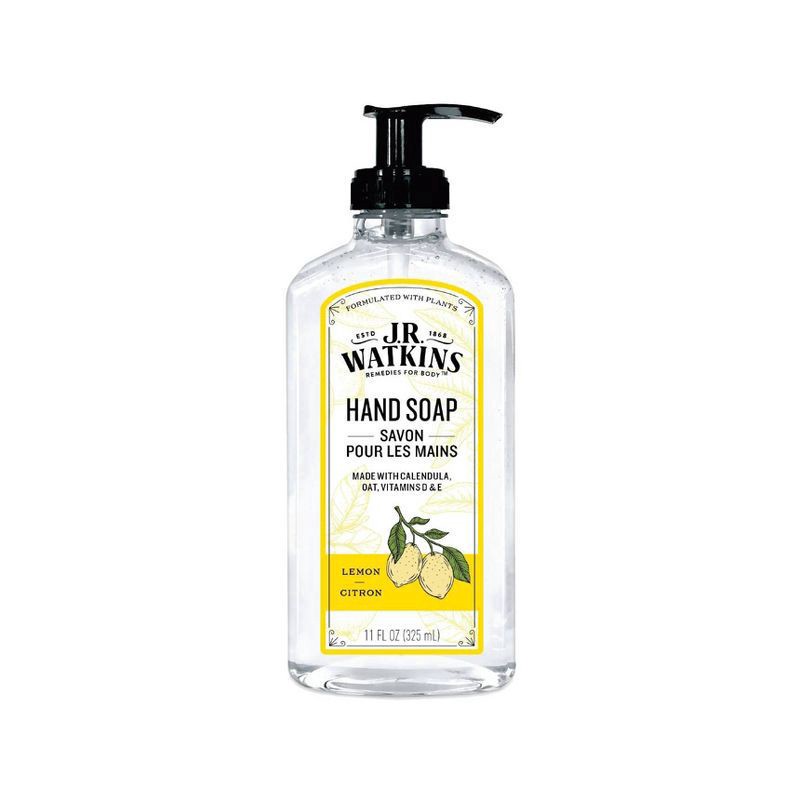 slide 1 of 2, J.R. Watkins Lemon Liquid Hand Soap - 11 fl oz, 11 fl oz
