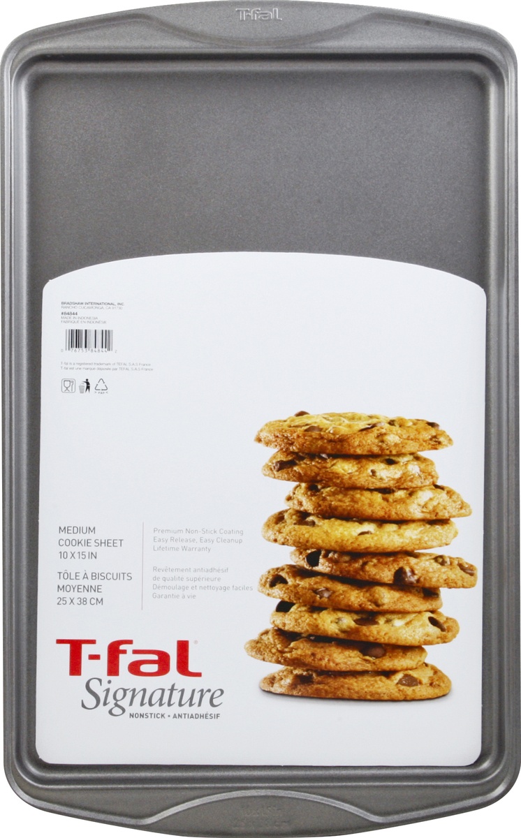 slide 2 of 7, T-fal Signature Non-Stick Cookie Sheet, 1 ct