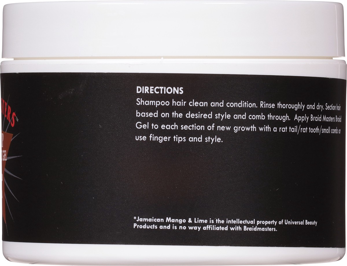 slide 7 of 13, Braidmaster Firm Hold E-Z Grip Original Braid and Loc Gel with Apple Cider Vinegar 8 oz, 8 oz