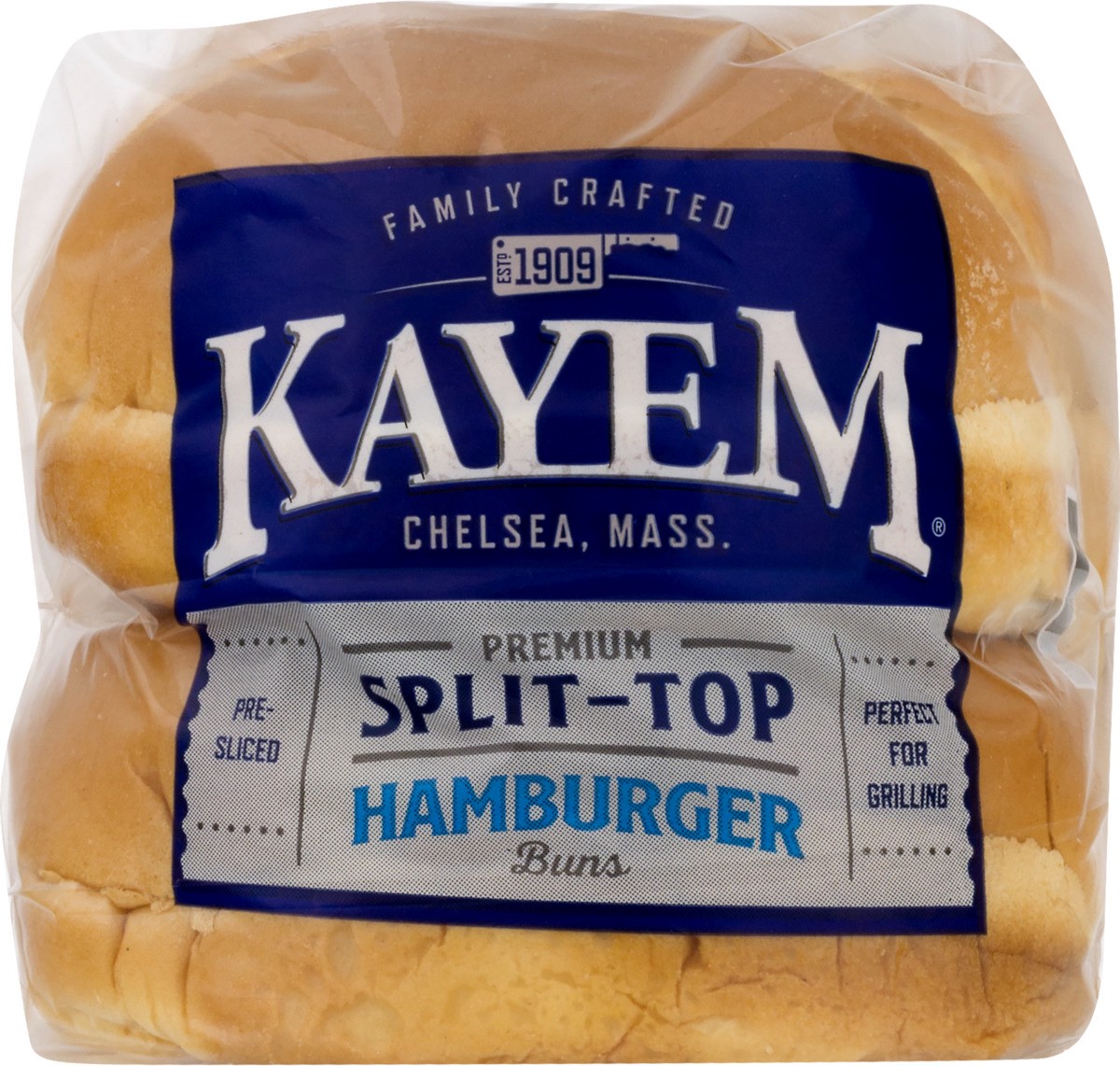 slide 4 of 11, Kayem Split Top Hamburger Buns, 13.5 oz