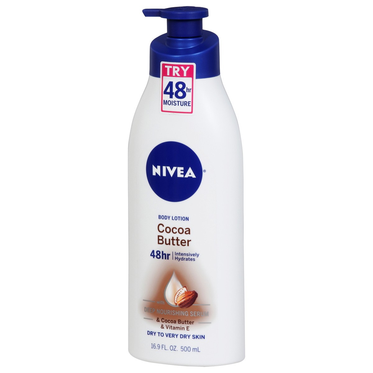 slide 3 of 9, Nivea Cocoa Butter Body Lotion for Dry Skin - 16.9 fl oz, 16.9 oz