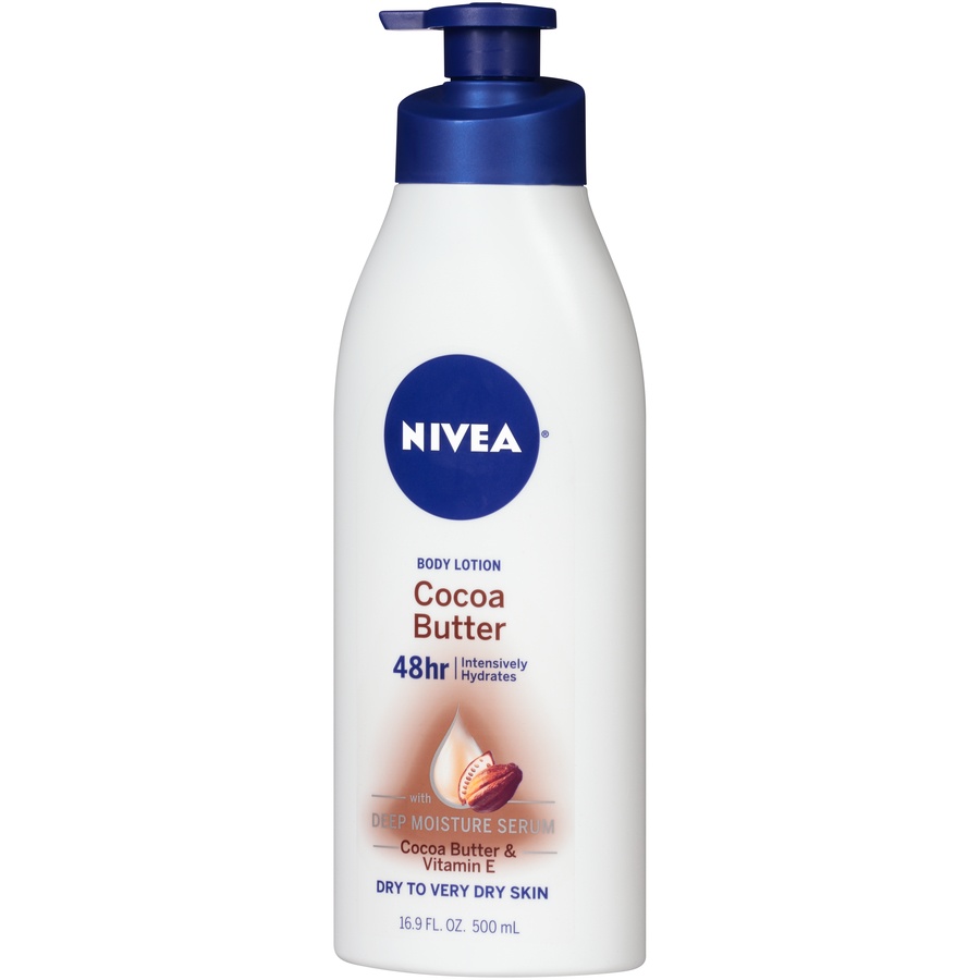slide 3 of 7, Nivea Body Lotion Cocoa Butter Dry to Very Dry Skin, 16.9 oz