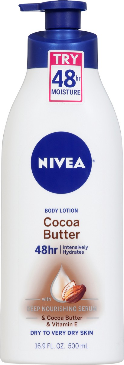 slide 6 of 9, Nivea Cocoa Butter Body Lotion for Dry Skin - 16.9 fl oz, 16.9 oz