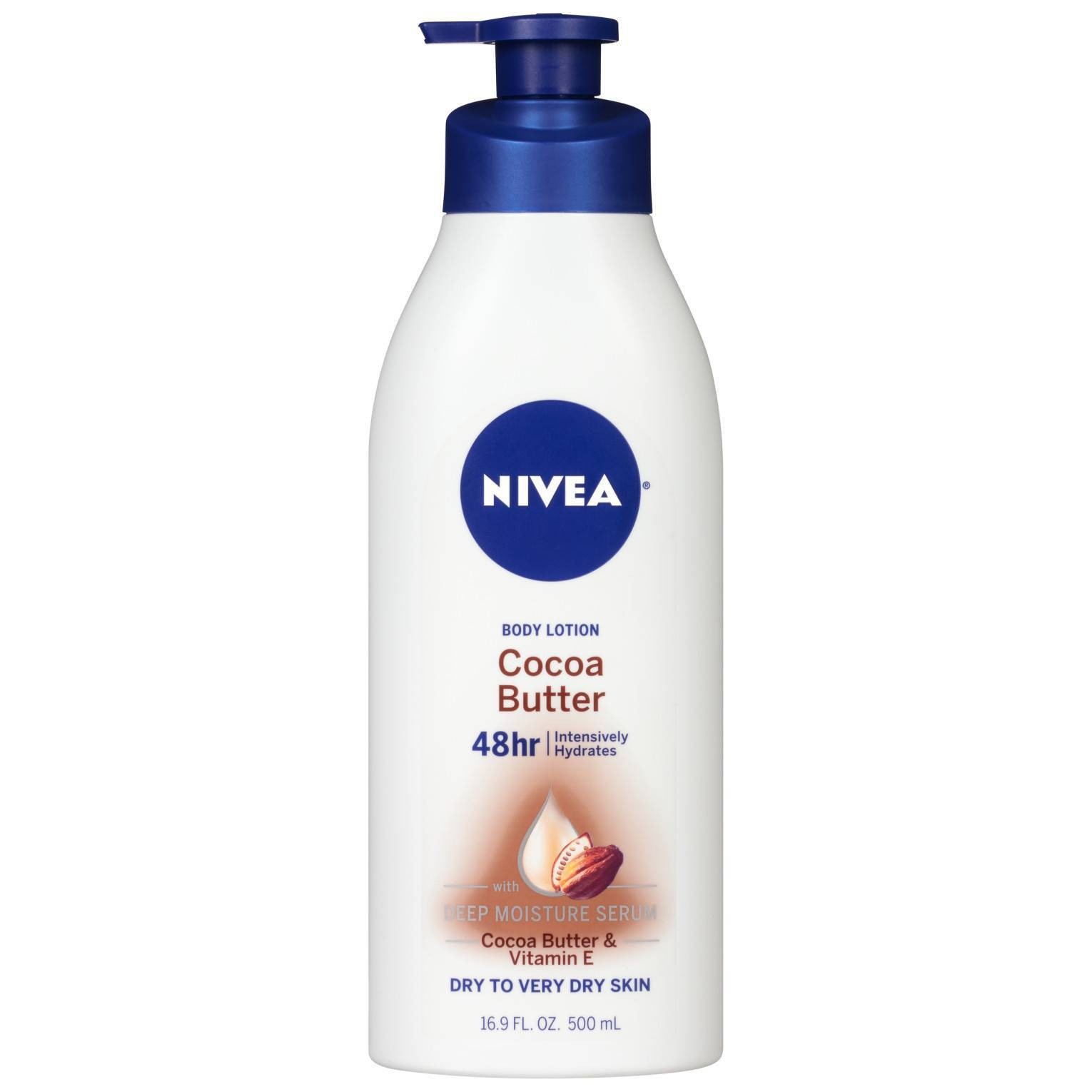 slide 1 of 7, Nivea Body Lotion Cocoa Butter Dry to Very Dry Skin, 16.9 oz