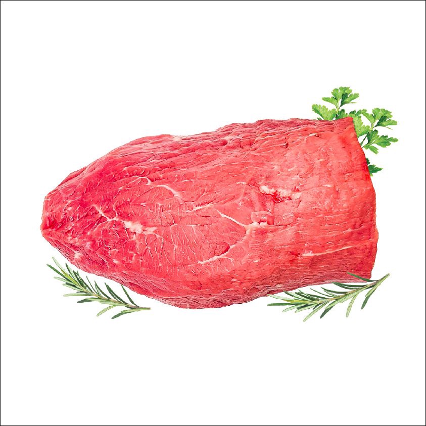 slide 1 of 1, Meat Warehouse Beef Eye Round Roast Half, per lb