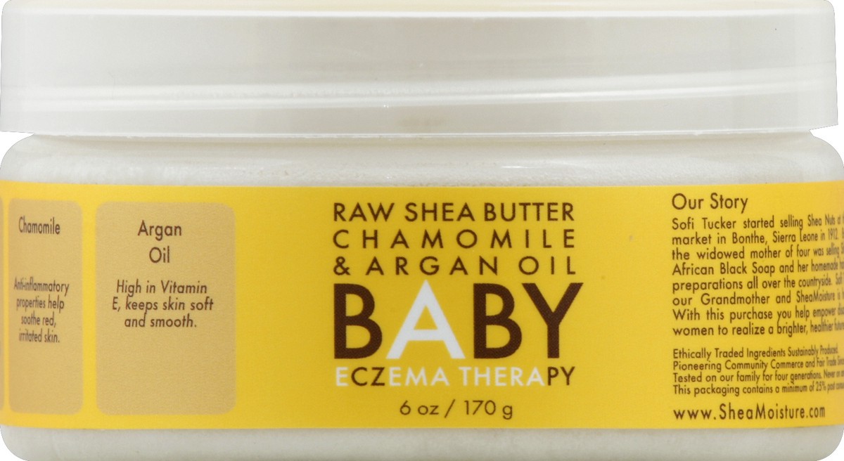 slide 2 of 2, SheaMoisture Raw Shea Butter Baby Eczema Therapy, 6 fl oz