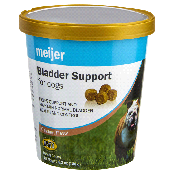 slide 1 of 1, Meijer Dog Bladder Support + Cranberry, Soft Chew, 60 ct