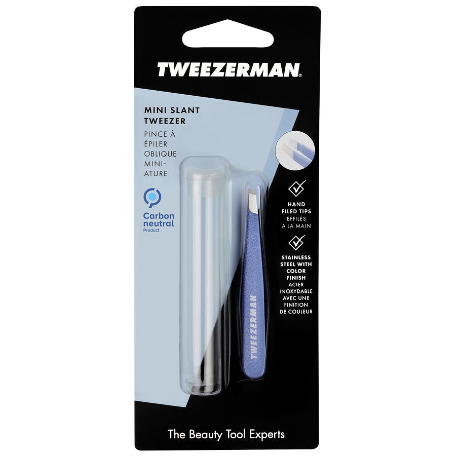 slide 4 of 5, Tweezerman Mini Slant Tweezer, 1 ct