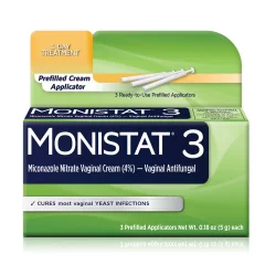 Monistat Simple Cure Vaginal Antifungal 3-Day Treatment Cream Applicator
