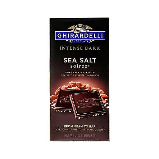 slide 1 of 1, Ghirardelli Chocolate Company Ghiradelli Sea Salt Bar, 3.5 oz