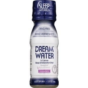 slide 1 of 1, Dream Water Sleep and Relaxation Shot, 0-Calorie, Snoozeberry, 2.5 oz