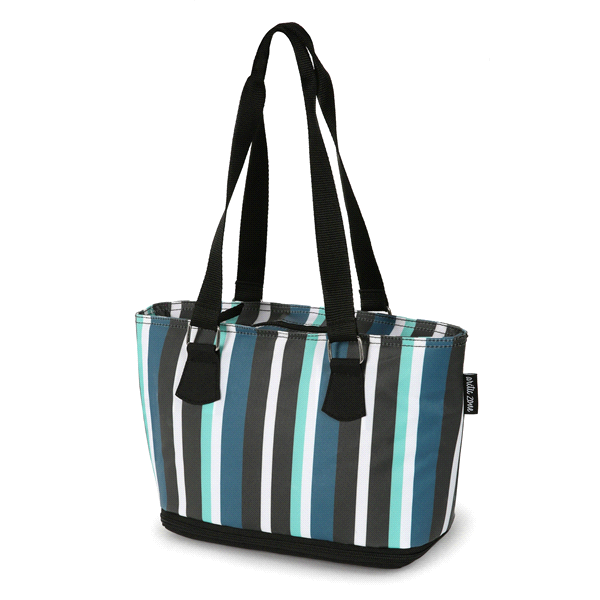 slide 1 of 1, Arctic Zone Andorra Tote With Bento & Ice Candy Stripe, 1 ct