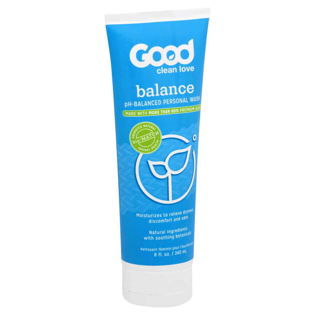slide 4 of 12, Good Clean Love Balance Water Based Lavender Daily Intimate Wash with Organic Aloe 8 fl oz, 8 fl oz
