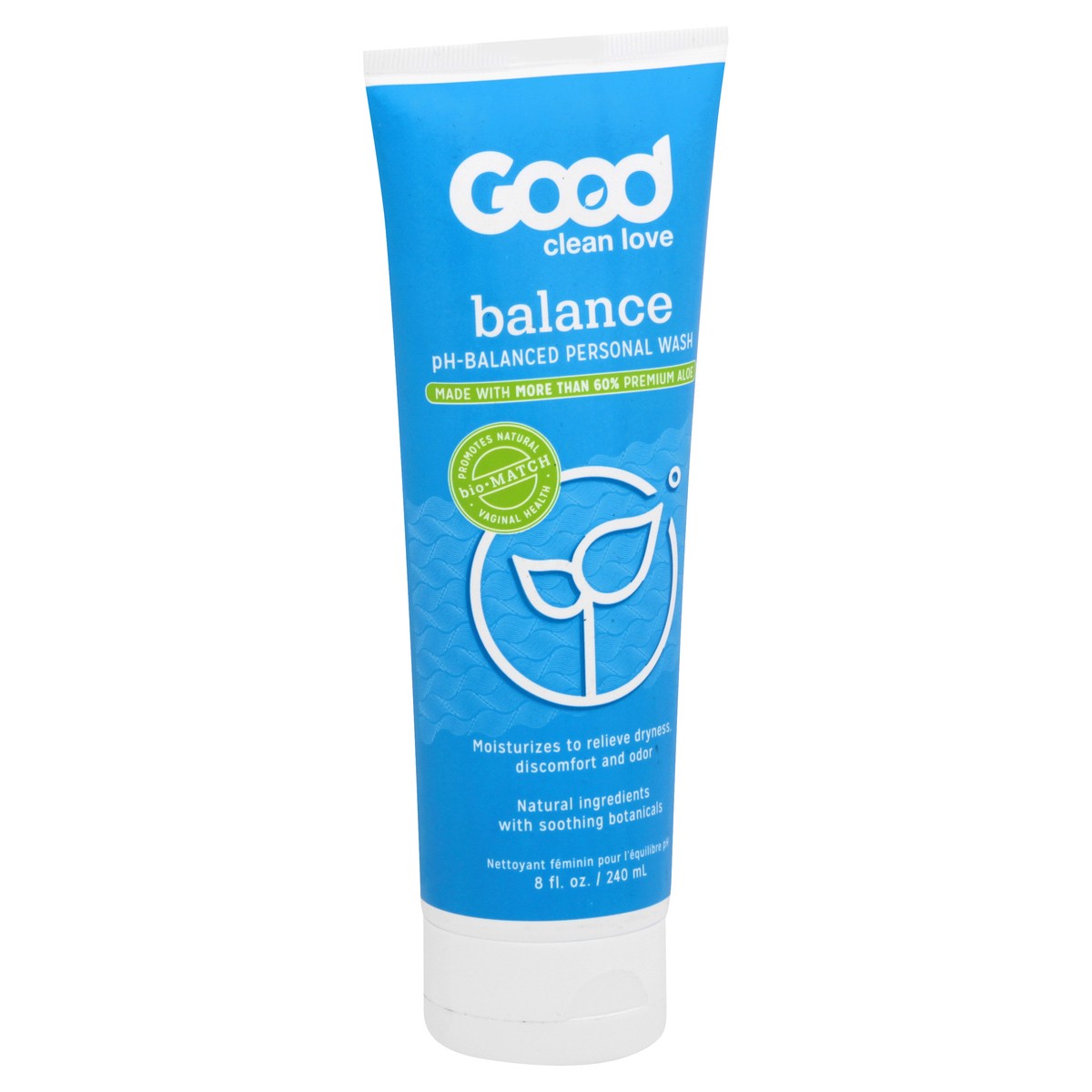 slide 3 of 12, Good Clean Love Balance Water Based Lavender Daily Intimate Wash with Organic Aloe 8 fl oz, 8 fl oz