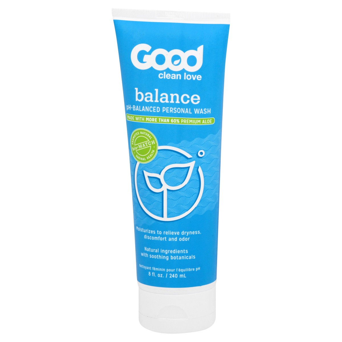slide 5 of 12, Good Clean Love Balance Water Based Lavender Daily Intimate Wash with Organic Aloe 8 fl oz, 8 fl oz