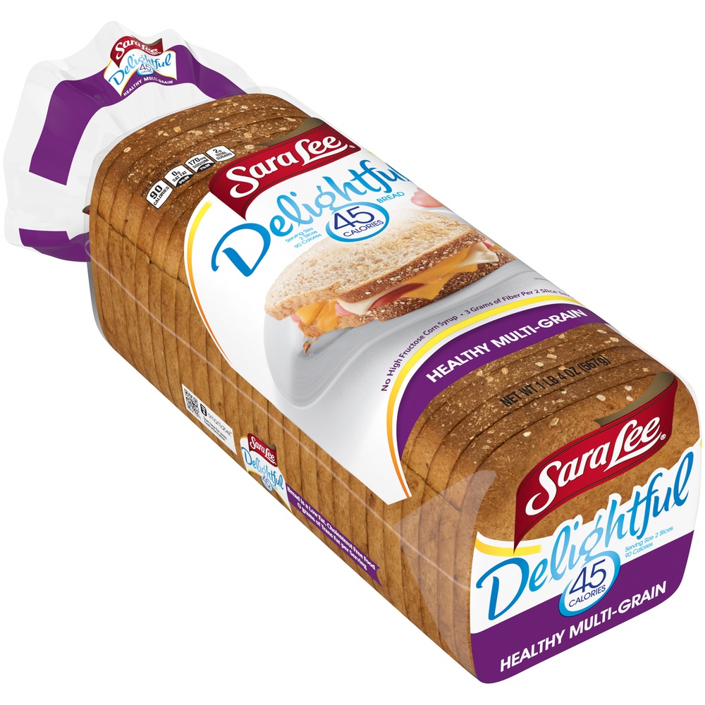 slide 3 of 9, Sara Lee Multi-Grain Sliced Bread Multigrain Bread, 20 oz, 20 oz