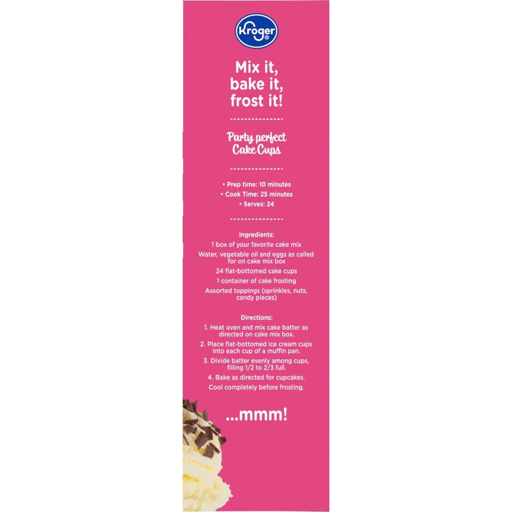 slide 3 of 4, Kroger Rainbow Ice Cream Cups, 18 ct / 2.63 oz