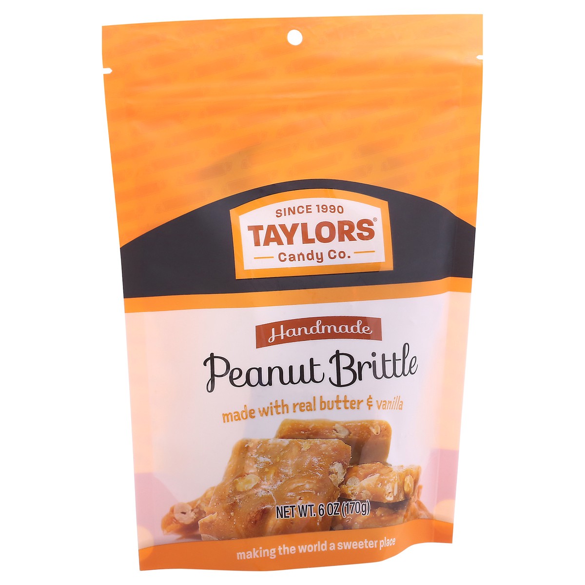 slide 12 of 12, Taylor's Handmade Peanut Brittle 6 oz, 6 oz