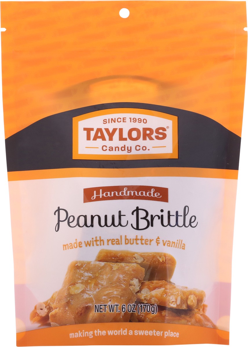 slide 6 of 12, Taylor's Handmade Peanut Brittle 6 oz, 6 oz
