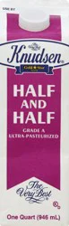 Knudsen Half and Half 1 qt
