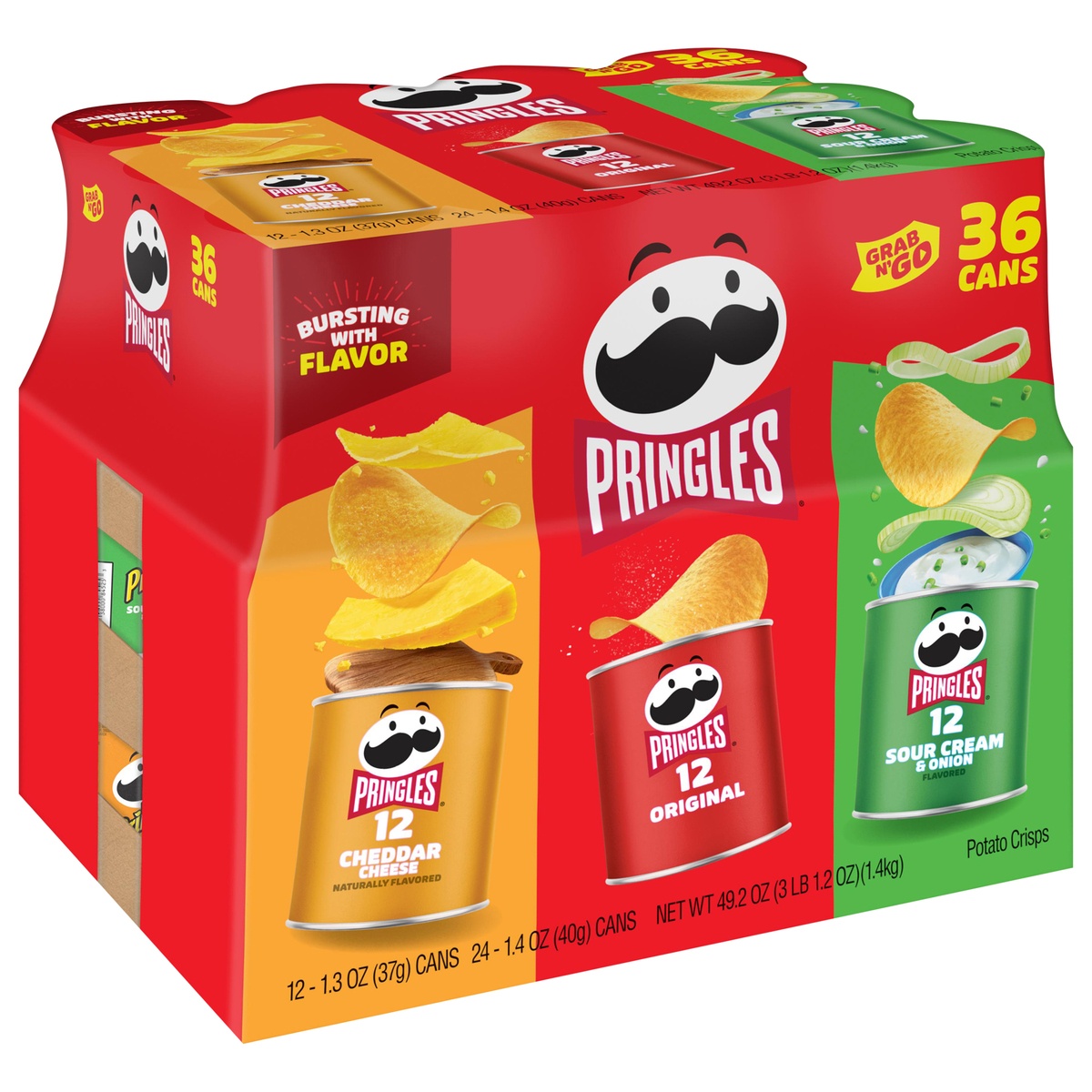 Kelloggs Pringles Pringles Grab & Go Variety, 36 1.36 oz | Shipt