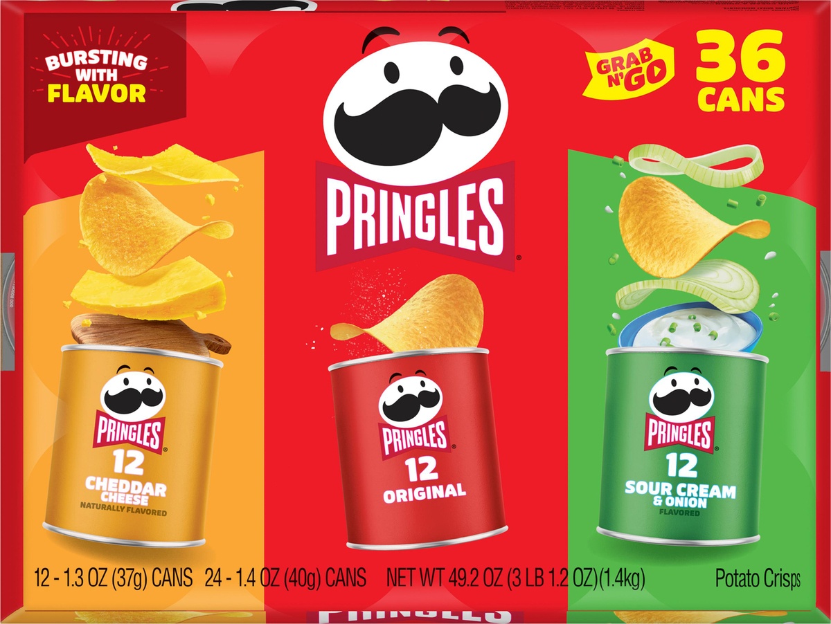 Kelloggs Pringles Pringles Grab & Go Variety, 36 1.36 oz | Shipt