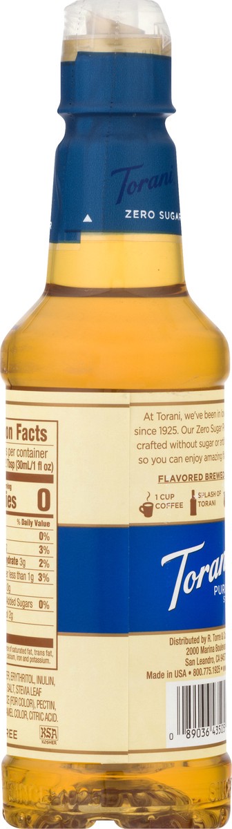 slide 7 of 9, Torani Puremade Zero Sugar Caramel Syrup- 375 ml, 375 ml