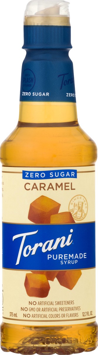 slide 2 of 9, Torani Puremade Zero Sugar Caramel Syrup- 375 ml, 375 ml