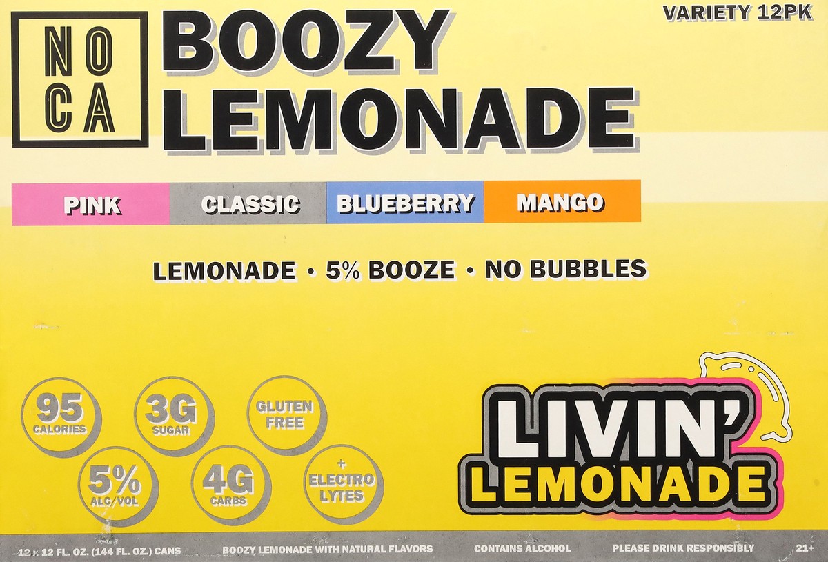 slide 13 of 13, Noca Livin' Lemonade Variety 12 - 12 fl oz Cans, 12 ct; 12 fl oz