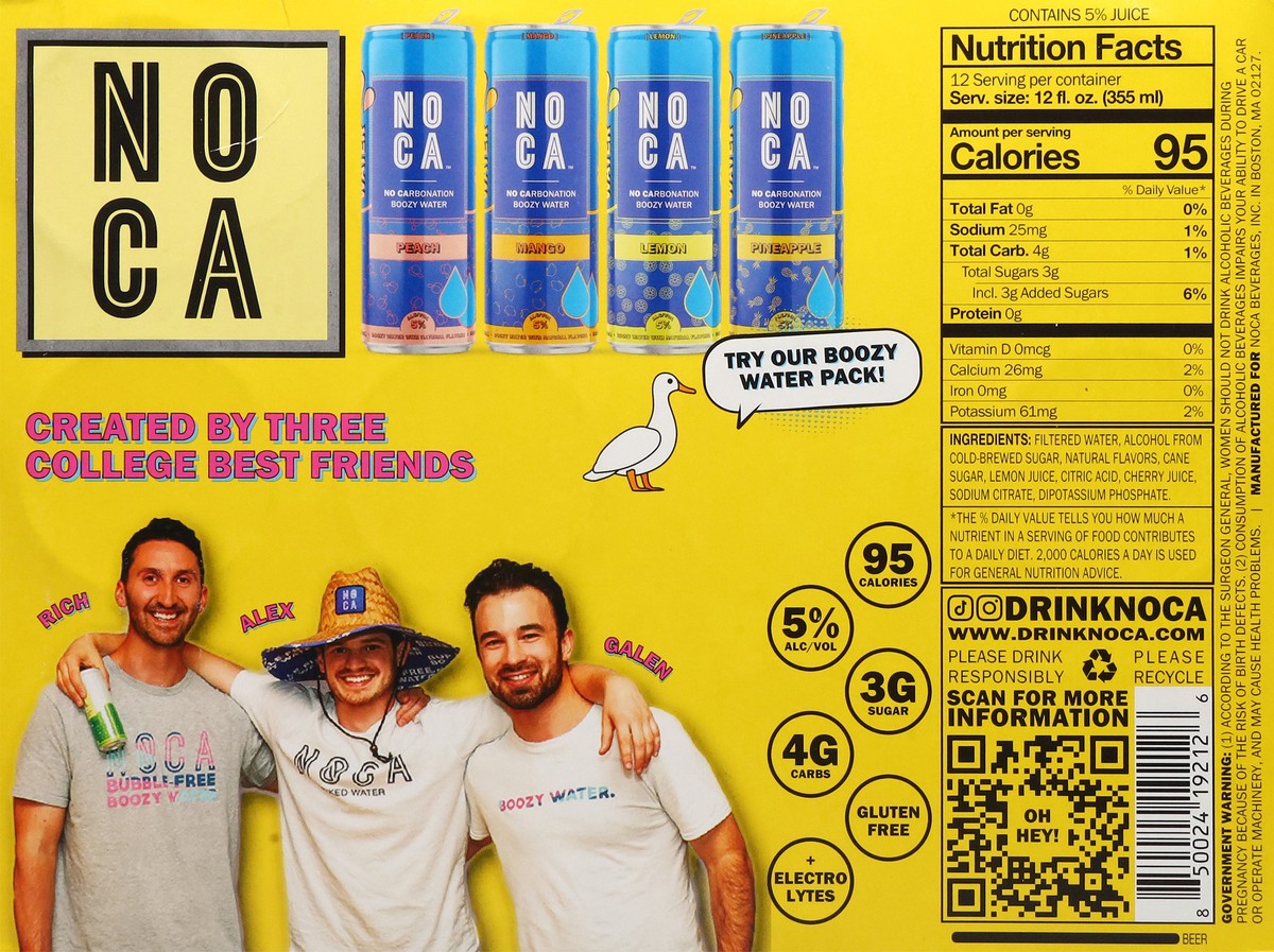 slide 9 of 13, Noca Livin' Lemonade Variety 12 - 12 fl oz Cans, 12 ct; 12 fl oz