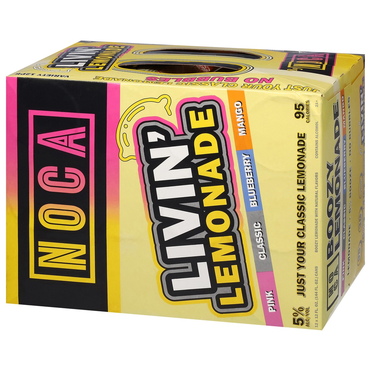 slide 12 of 13, Noca Livin' Lemonade Variety 12 - 12 fl oz Cans, 12 ct; 12 fl oz