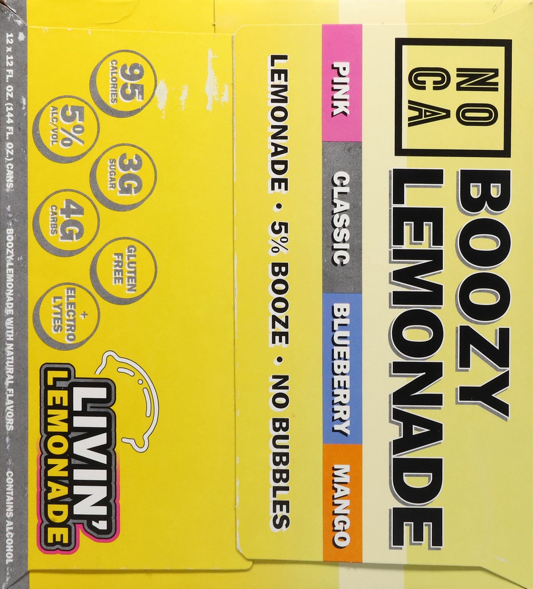 slide 2 of 13, Noca Livin' Lemonade Variety 12 - 12 fl oz Cans, 12 ct; 12 fl oz