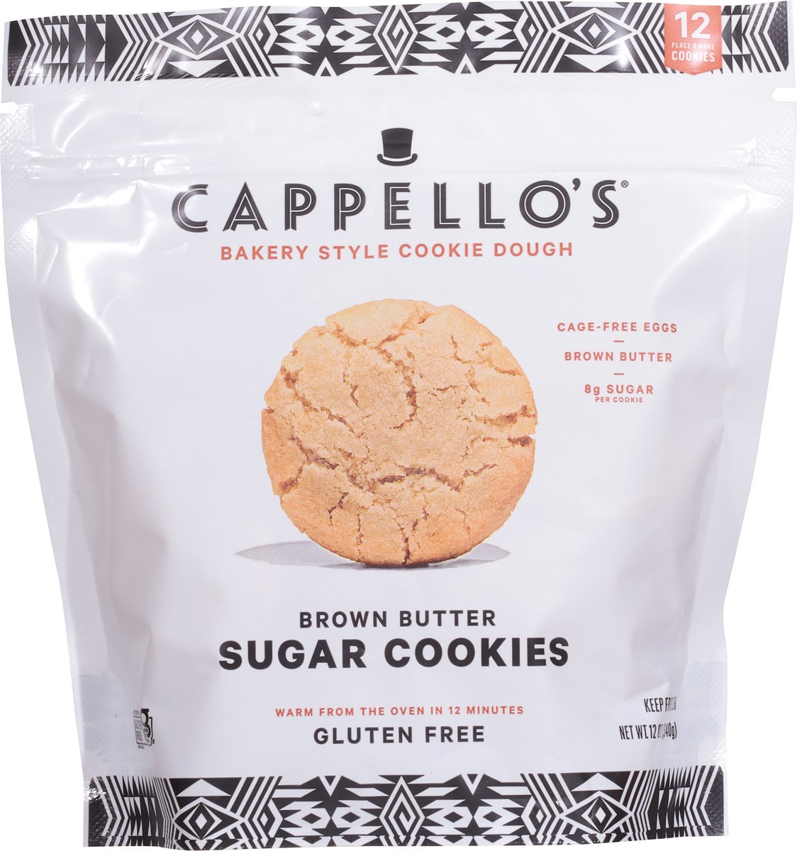 slide 13 of 15, Cappello's Bakery Style Brown Butter Sugar Cookies Cookie Dough 12 ea, 