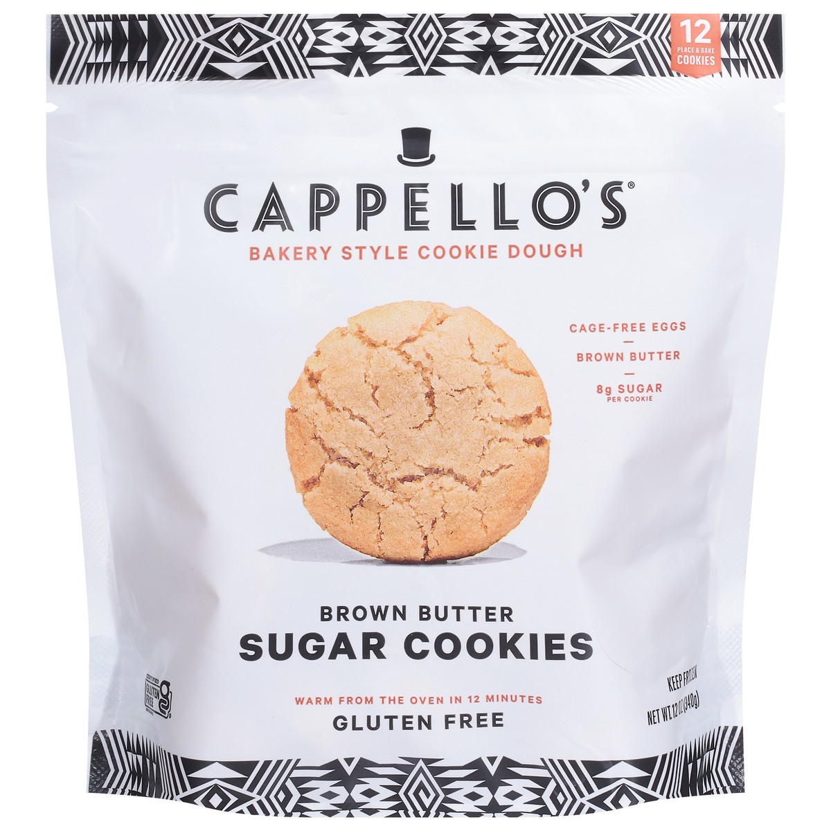 slide 5 of 15, Cappello's Bakery Style Brown Butter Sugar Cookies Cookie Dough 12 ea, 