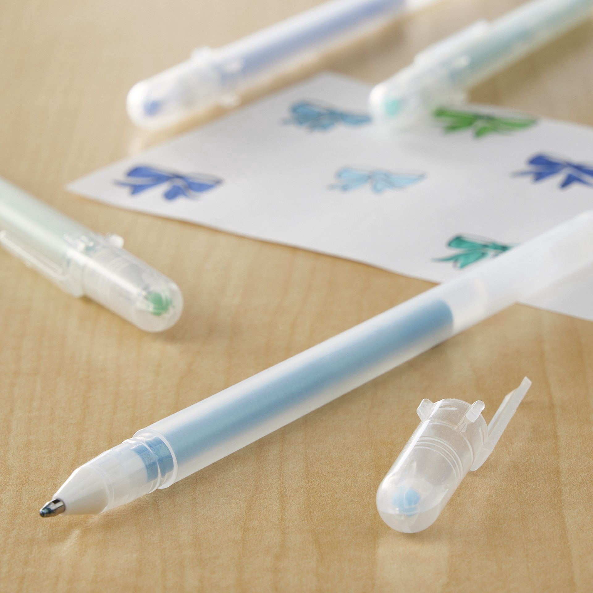 slide 2 of 2, Sakura Gelly Roll Stardust Glitter Gel Pen, 1mm ball with a 0.5 mm line