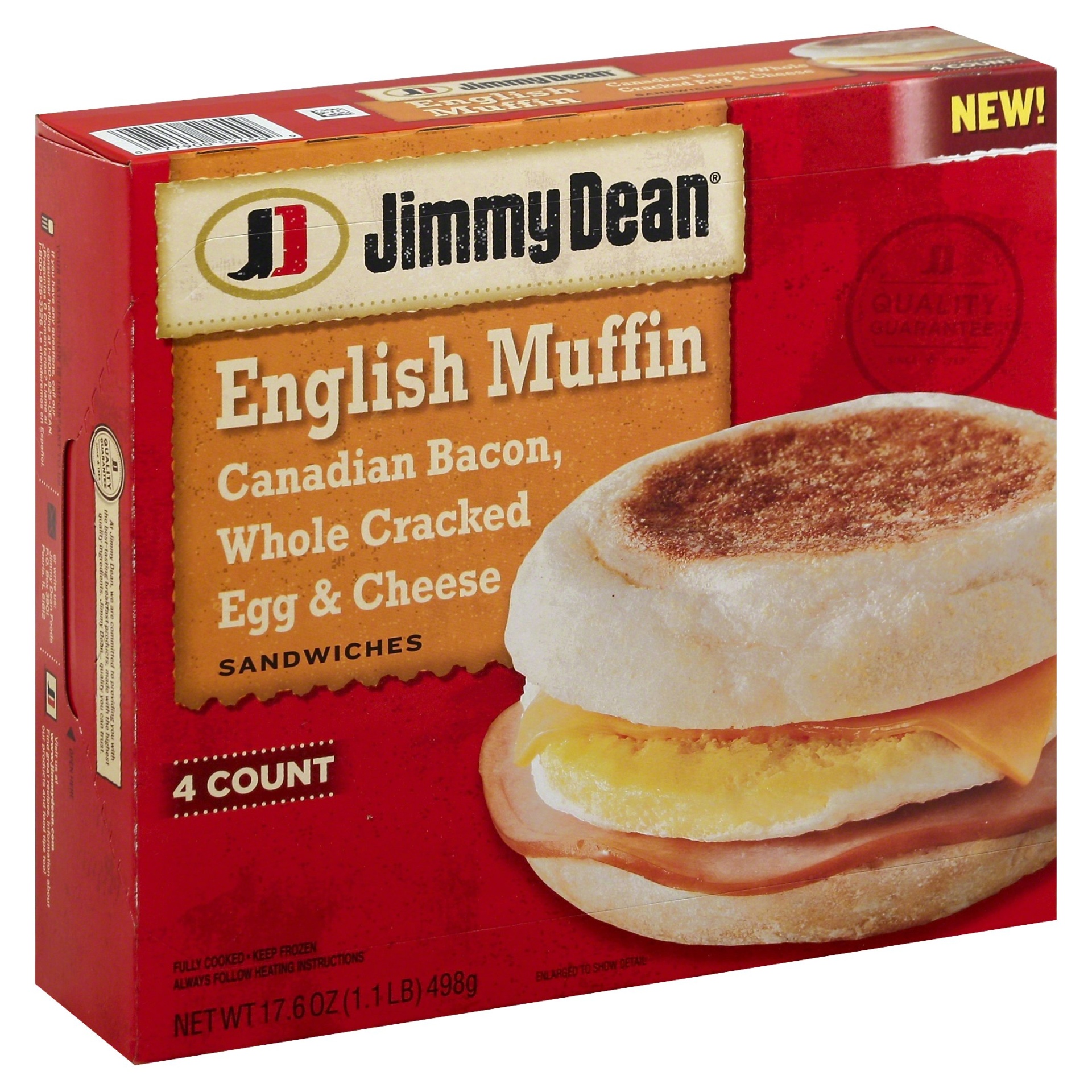 Jimmy Dean English Muffin Sandwiches 17.6 oz | Shipt