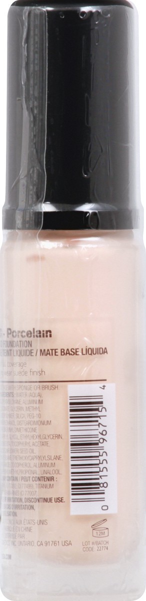 slide 3 of 10, L.A. Girl Pro. Matte Foundation: Porcelain, 1 ct